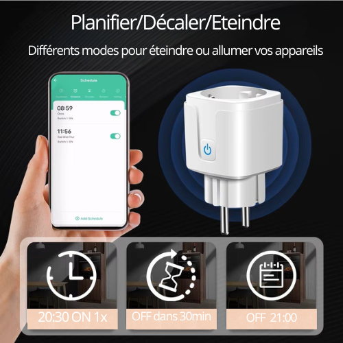 Prise intelligente WiFi ElectraFlex™