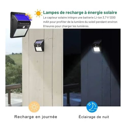 Petite Lampe Solaire d'extérieur - Étanche & Sans Fil