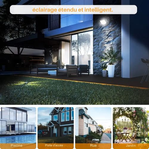 Lampe Solaire Extérieure 106 LED + 5m de câble
