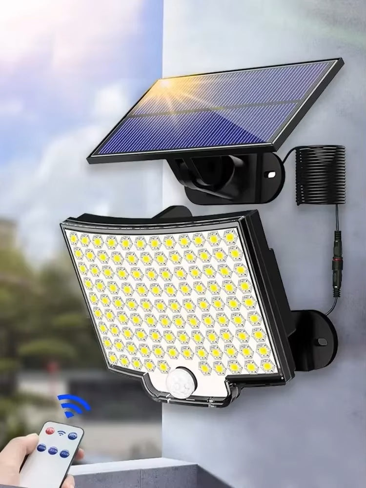 Lampe Solaire Extérieure 106 LED + 5m de câble