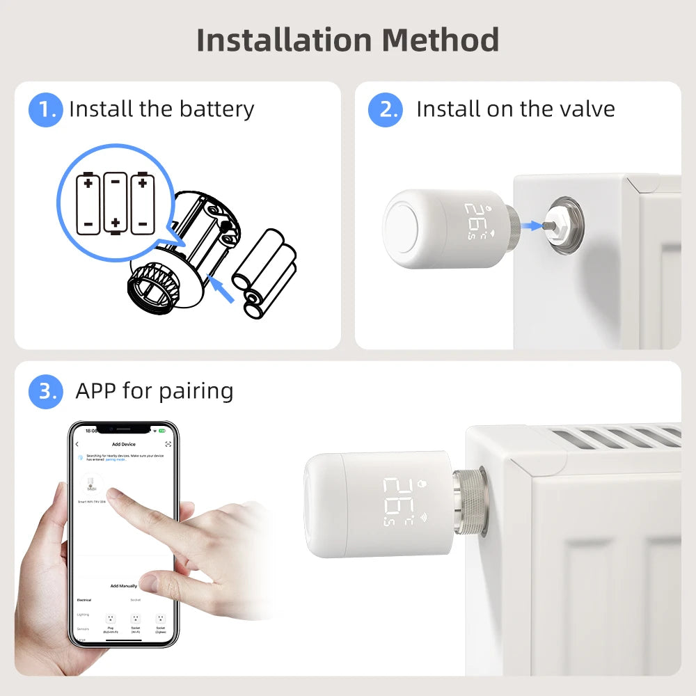 Thermostat Intelligent WiFi – Contrôle et Confort