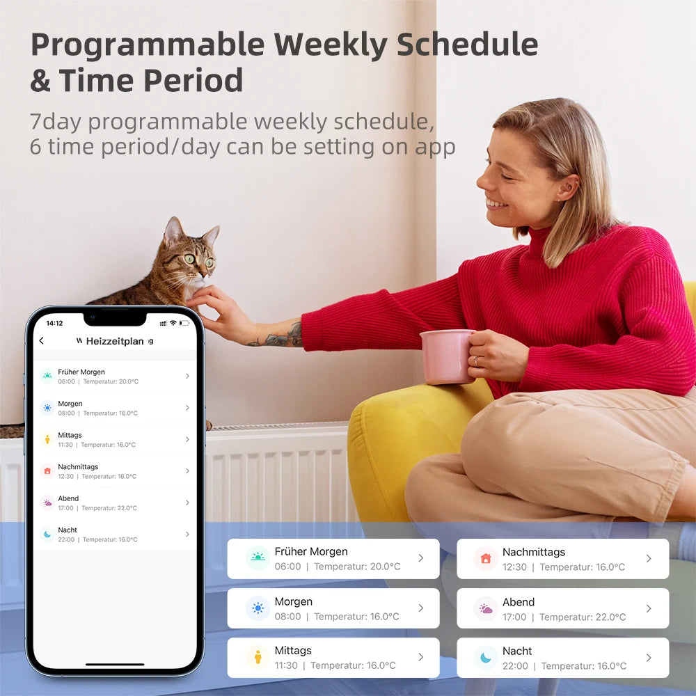 Thermostat Intelligent WiFi – Contrôle et Confort