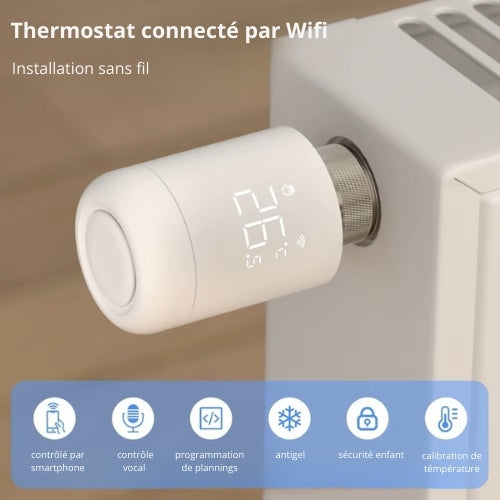 Thermostat Intelligent WiFi  – Contrôle et Confort