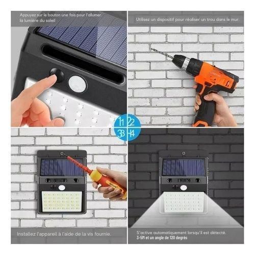 Petite Lampe Solaire d'extérieur - Étanche & Sans Fil