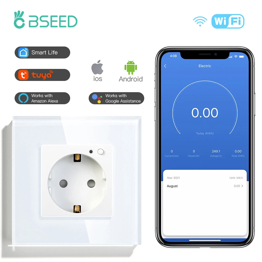 Prise murale intelligente WiFi ElectraFlex™